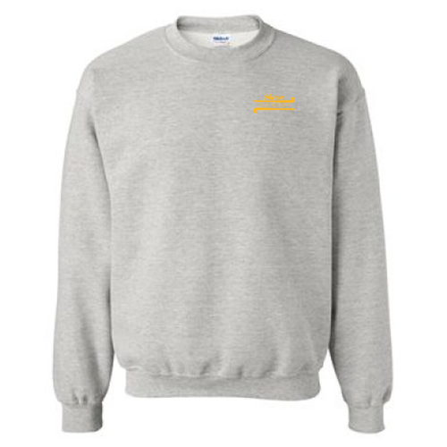 Mens/Unisex Gildan Heavy Blend Crew Neck Sweatshirt -- Ash