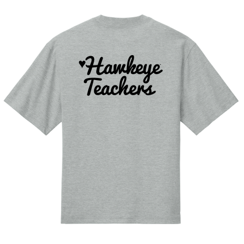 Hawkeye Teacher District Heavyweight Very Important Tee -- Light Heather Grey