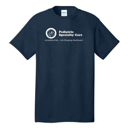 Port and Company 5.4 oz Cotton T-Shirt -- Navy
