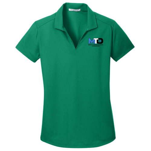 Ladies Port Authority Dry Zone Grid Polo -- Jewel Green
