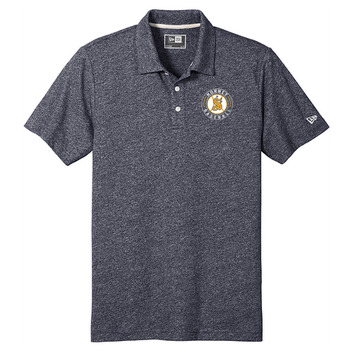 New Era Slub Twist Polo -- True Navy Twist