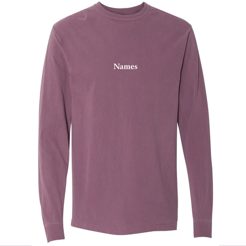 Comfort Colors Ringspun Long Sleeve Tee -- Berry
