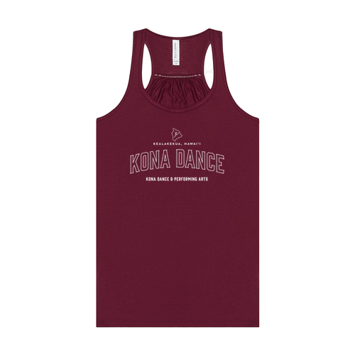 Bella Canvas Lightweight Flowy Tank -- Maroon