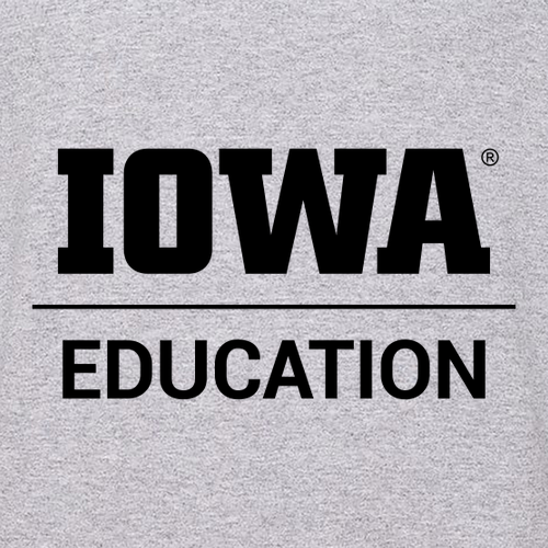 Hawkeye Teachers Jerzees 8 Oz., 50/50 Nublend Fleece Crew -- Ash