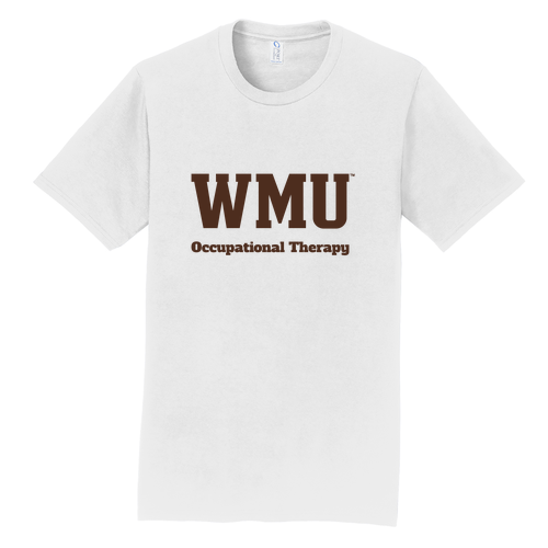 WMU Occupational Therapy Port & Company Fan Favorite Tee -- White