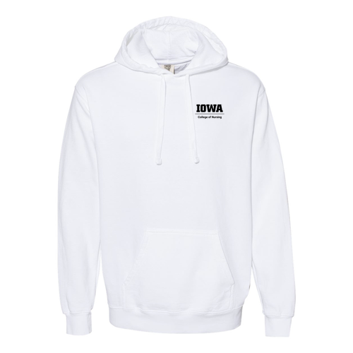 Comfort Colors Garment Dyed Hooded Pullover Sweatshirt -- White