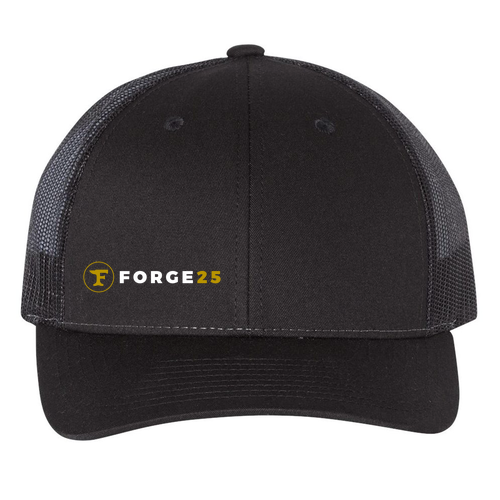 Richardson Low Profile Trucker Hat -- Black