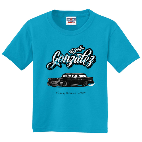 Jerzees Youth 50/50 Heavyweight T-Shirt -- California Blue