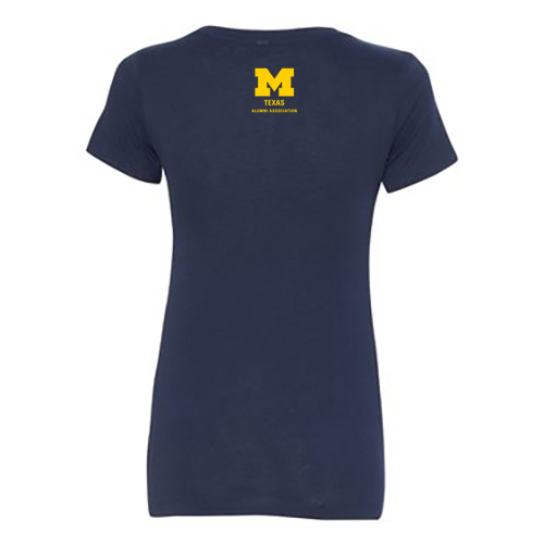 Ladies Next Level Soft Fitted Ideal V-Neck -- Midnight Navy