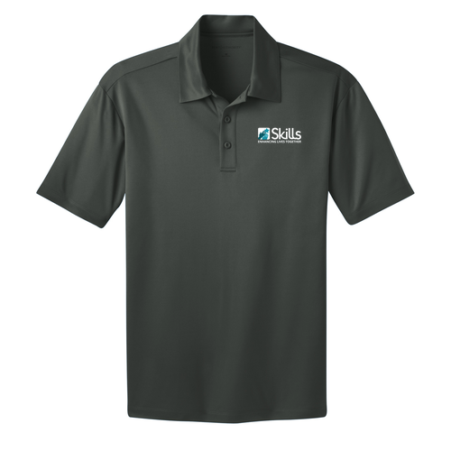 Port Authority Silk Touch Performance Polo -- Steel Grey