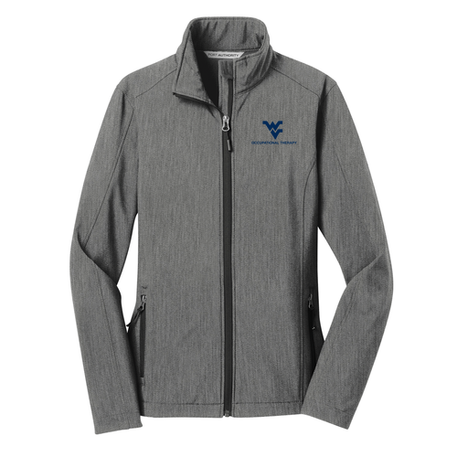 Port Authority Ladies Core Soft Shell Jacket -- Pearl Grey Heather