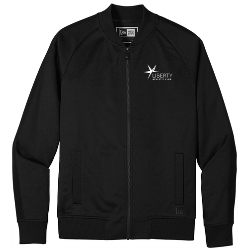 Mens/Unisex New Era Track Jacket -- Black/ Black