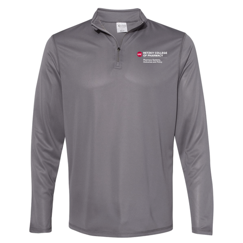 Augusta Attain Quarter Zip Pullover -- Graphite