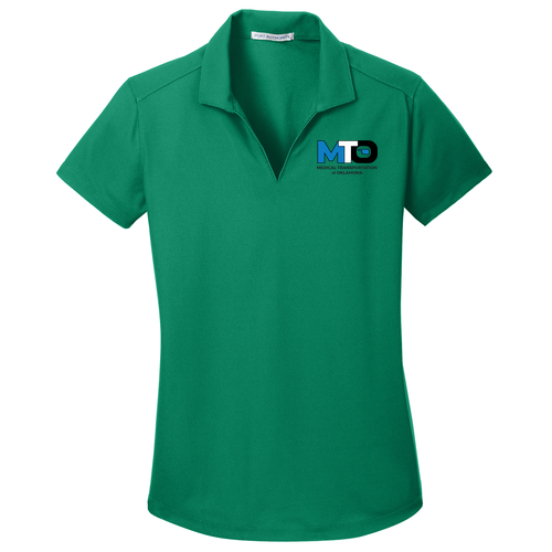 Ladies Port Authority Dry Zone Grid Polo -- Jewel Green