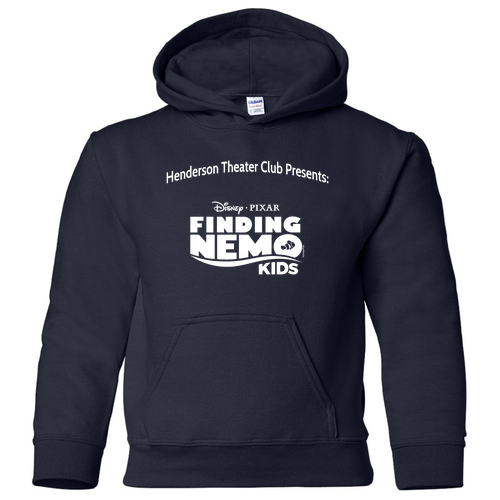 Youth Gildan Heavy Blend Hooded Sweatshirt -- Navy