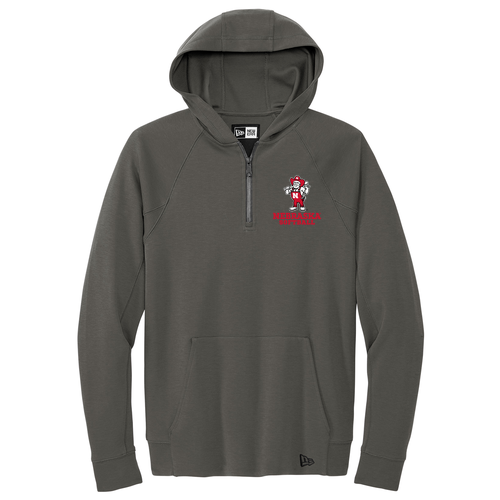 Softball Herbie Adult 1/4 Zip Hoodie -- Graphite