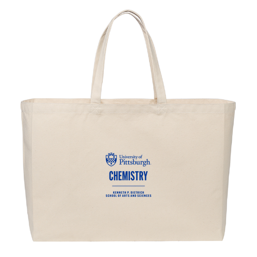 Port Authority Cotton Canvas Jumbo Tote -- Natural