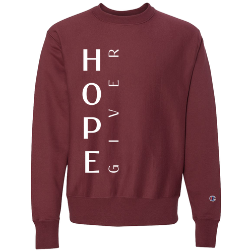 Champion Reverse Weave Crewneck Sweatshirt -- Cardinal