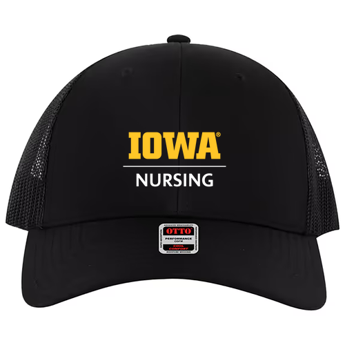 Embroidered OTTO CAP 6 Panel Low Profile Dad Hat -- Black