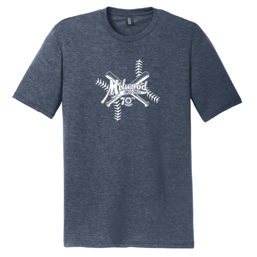 District Men's/Unisex Perfect Tri Crew Tee -- Navy Frost