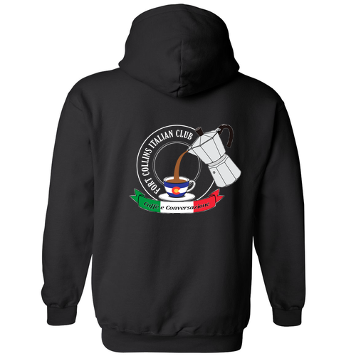 50/50 Cotton/Poly Hoodies -- Black