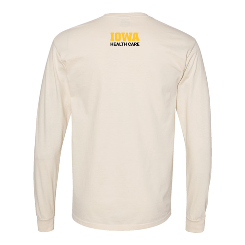 Comfort Colors Unisex Garment-Dyed Heavyweight Long Sleeve T-Shirt -- Ivory