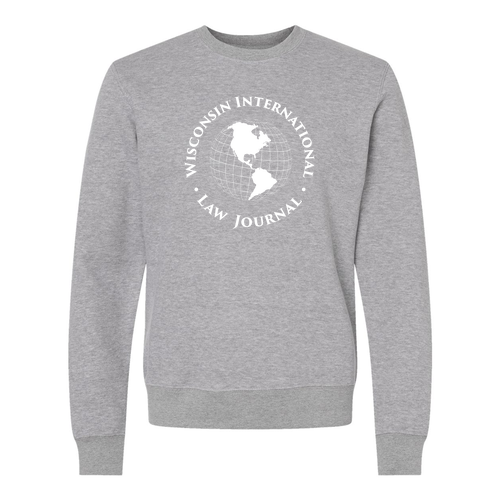 Wisconsin Intern Law J. America Fleece Crewneck Sweatshirt -- Oxford