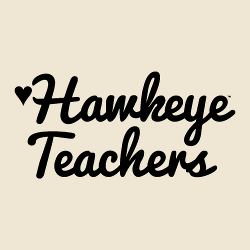 Hawkeye Teacher District Heavyweight Very Important Tee -- Griege