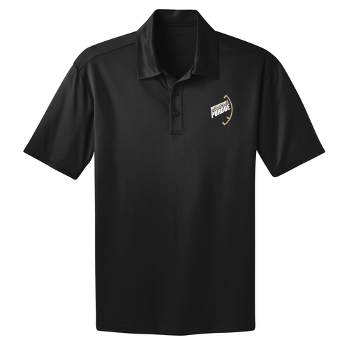 Port Authority Silk Touch Performance Black Polo