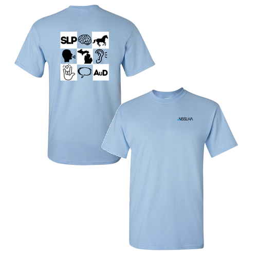 NSSLHA Gildan Heavy Cotton Basic T-Shirt -- Light Blue