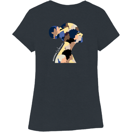 Ladies District Soft Perfect Tri Tee -- New Navy