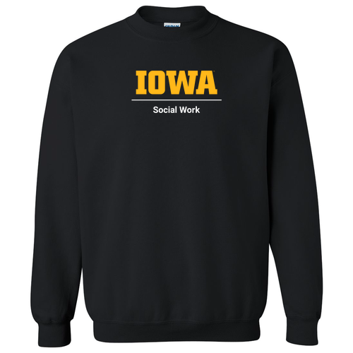 Gildan Heavy Blend Crew Neck Sweatshirt -- Black