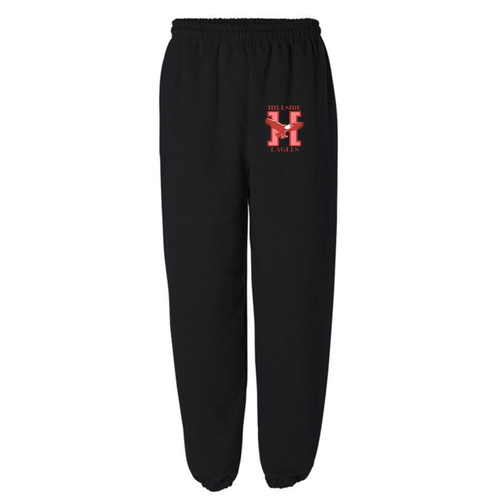 Gildan Elastic Bottom Sweatpants -- Black