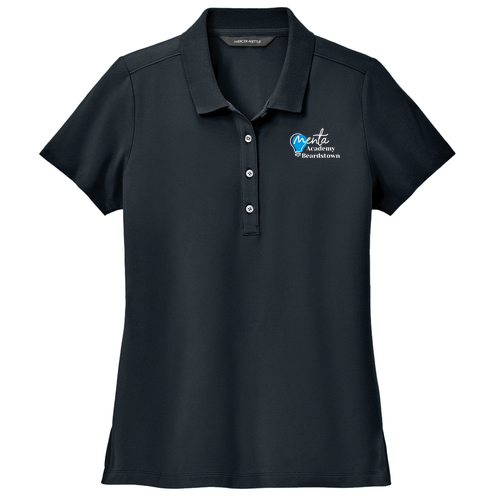 Mercer+Mettle Women's Stretch Pique Polo -- Night Navy