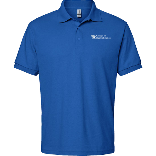 Gildan DryBlend Jersey Polo -- Royal