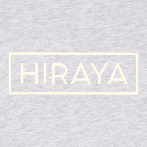 Hiraya Classic Logo Hoodie -- Light Heather Grey