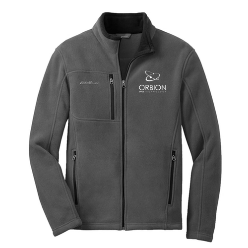 Eddie Bauer Full Zip Fleece Jacket -- Grey Steel