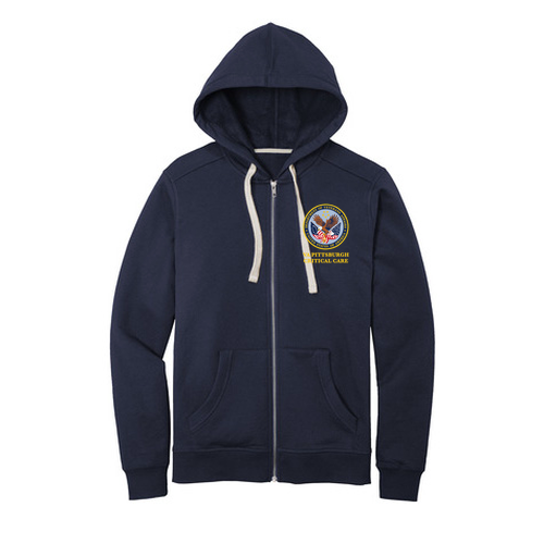 District Re-Fleece Full-Zip Hoodie -- True Navy