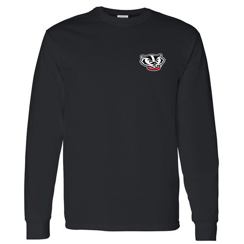 Gildan Heavy Cotton Longsleeve Basic T-Shirt -- Black