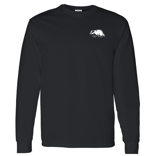 Gildan Heavy Cotton Longsleeve Basic T-Shirt -- Black