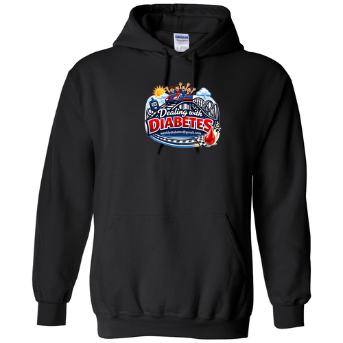 Gildan Heavy Blend Hooded Sweatshirt -- Black