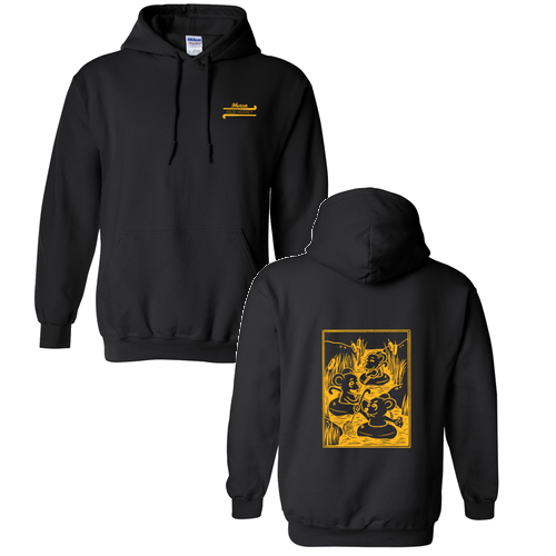 Mens/Unisex Gildan Heavy Blend Hooded Sweatshirt -- Black