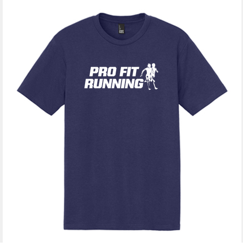 District Made Mens Perfect Tri Crew Tee -- Tanzanite