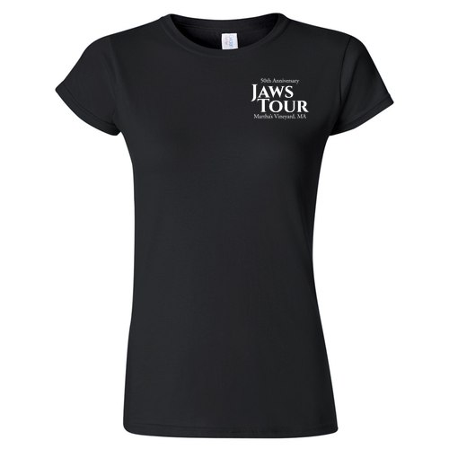 Ladies 50th Anniversary Tee -- Black