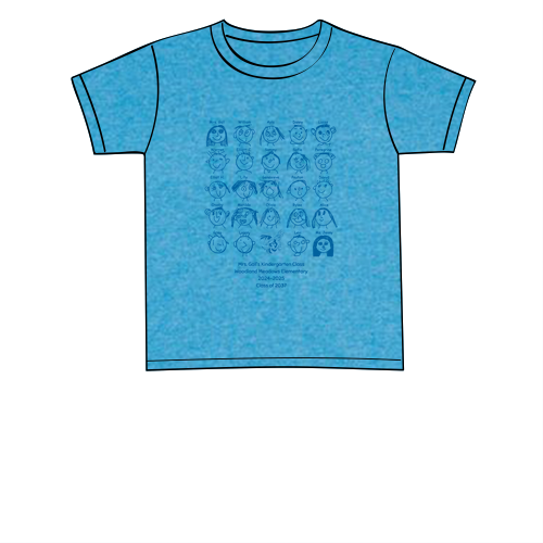 Gildan Heavy Cotton Basic Youth T-Shirt -- Heather Sapphire