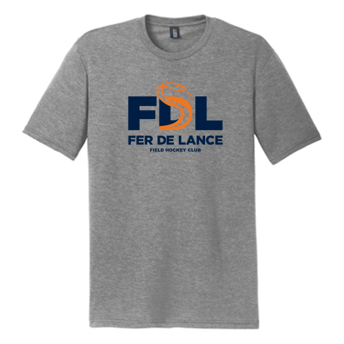 Mens/Unisex District Made Soft Perfect Tri Tee -- Grey Frost, U16