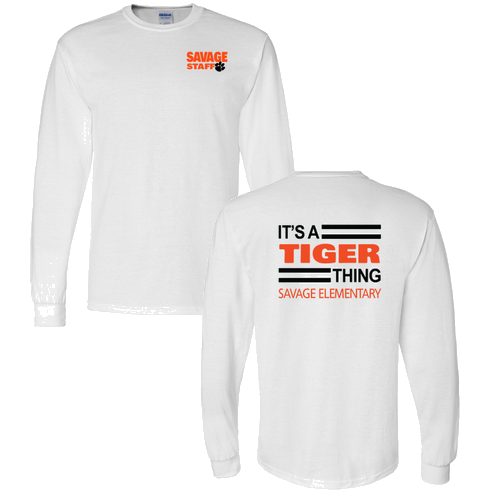 Gildan DryBlend 50/50 Longsleeve T-Shirt -- White