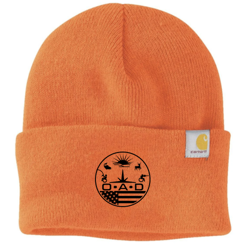 Embroidered Carhartt Watch Hat 2.0 -- Brite Orange