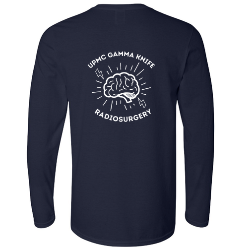 Gildan Softstyle Longsleeve T Shirt -- Navy