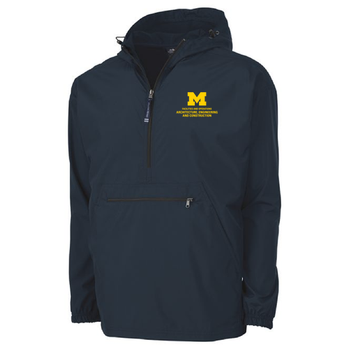 Mens/Unisex Charles River Pack-N-Go Pullover -- Navy, $42